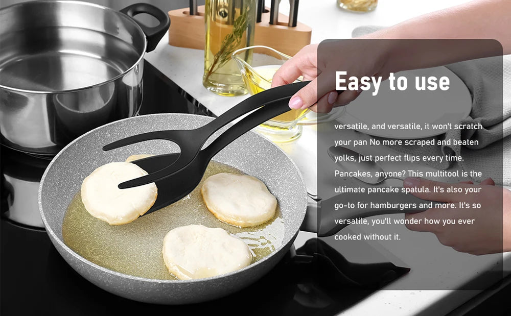 2-in-1 Spatula Clamp Turner