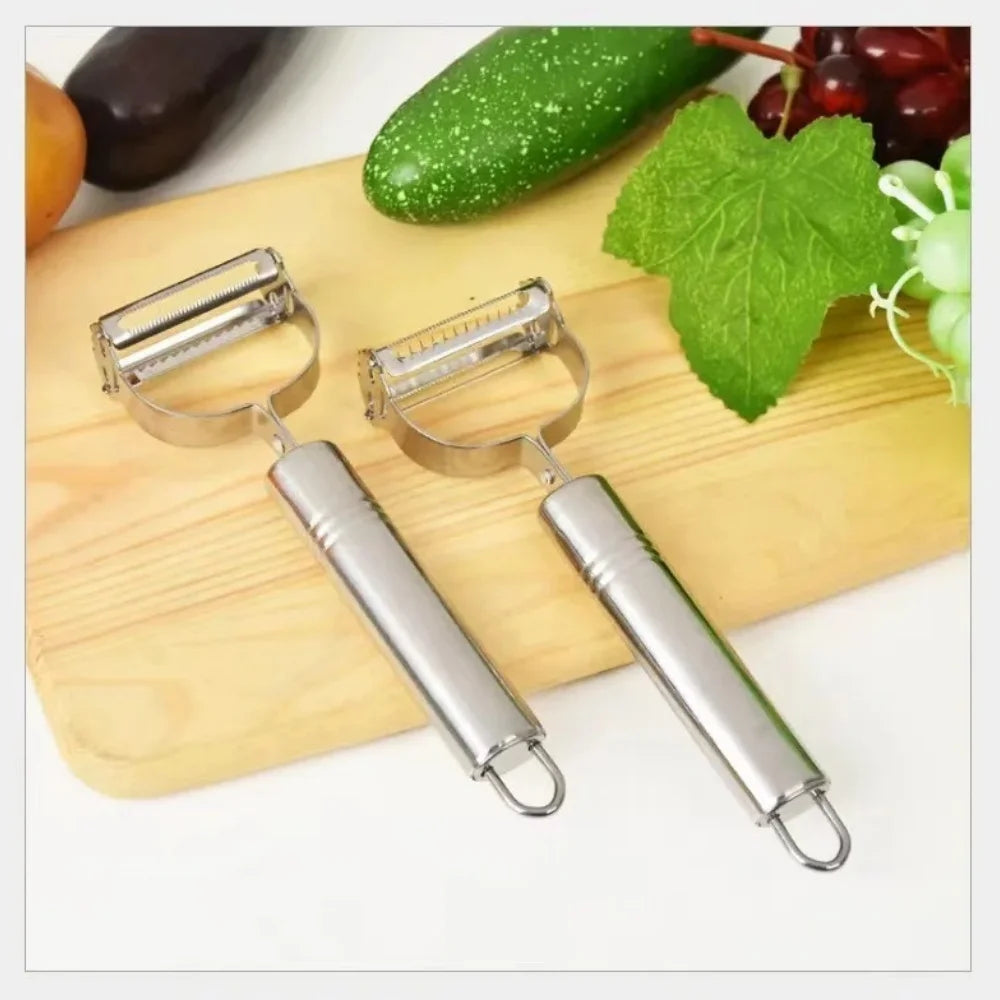 Multifunction Peeler Kitchen Vegetable Fruit Peeler Stainless Steel Melon Planer Potato Slicer Shredder Household Kitchen Tools