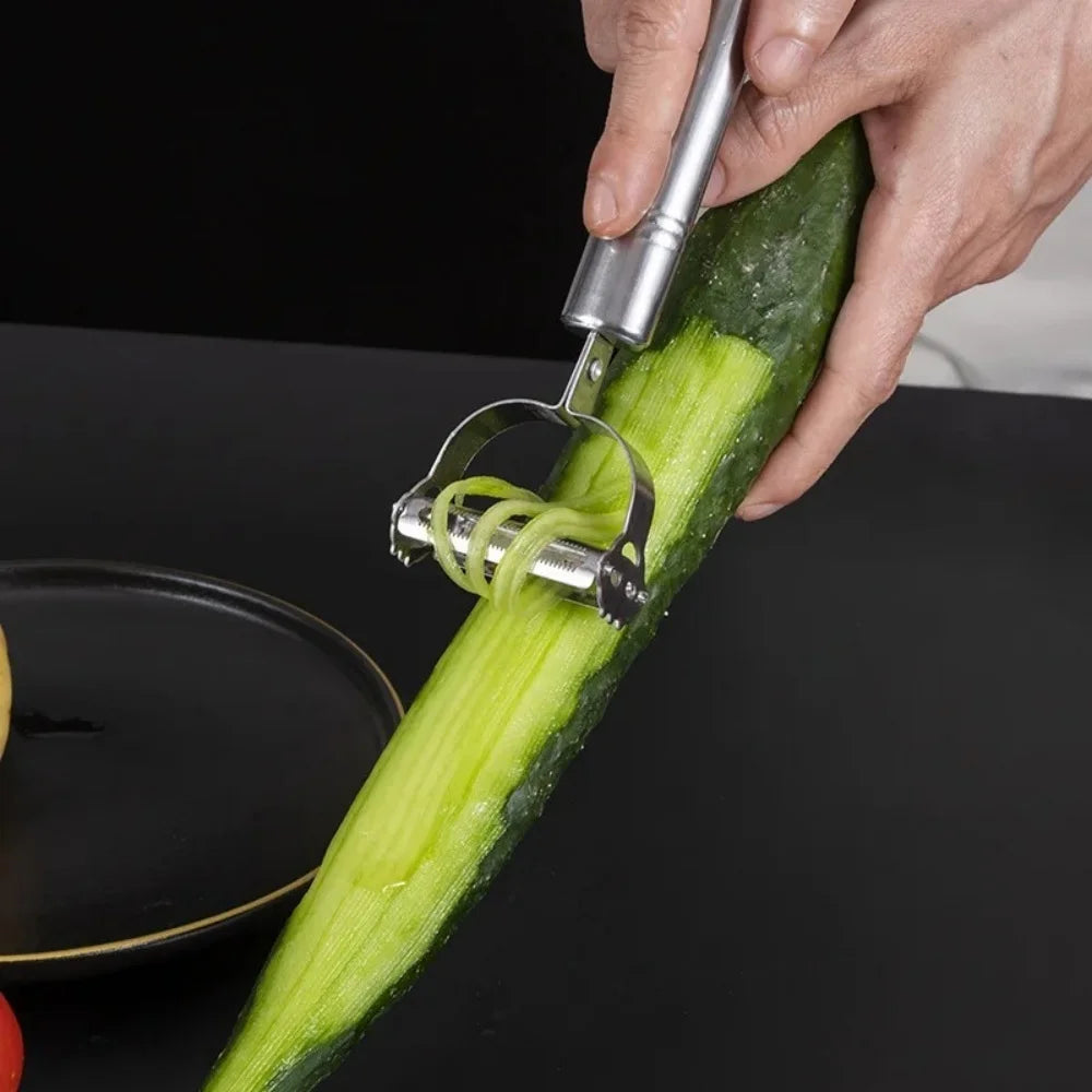 Multifunction Peeler Kitchen Vegetable Fruit Peeler Stainless Steel Melon Planer Potato Slicer Shredder Household Kitchen Tools
